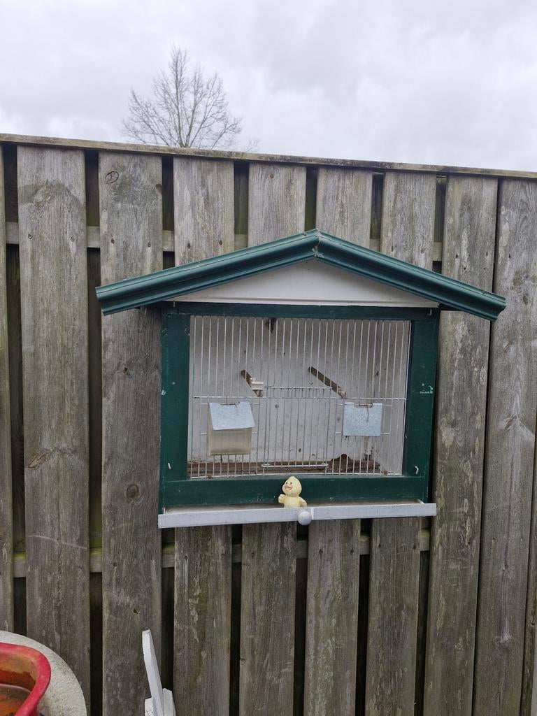 Vogel kooitje, Dieren en Toebehoren, Vogels | Hokken en Kooien, Ophalen, Gebruikt, Hout, Vogelkooi