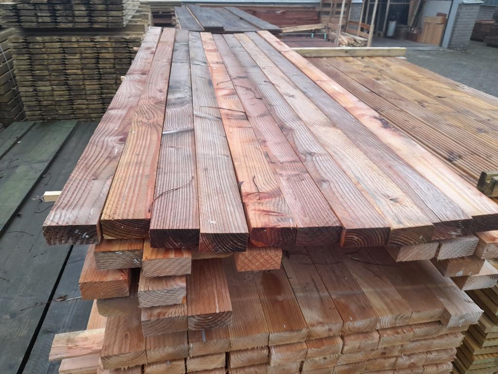 Douglas regels 5x10x300 cm, B-keus, balken, liggers, hout, Ophalen, Nieuw, 250 cm of meer, Balken