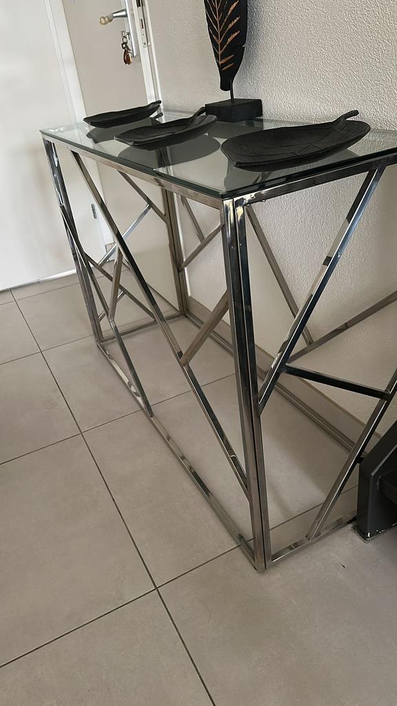 Bijzettafel als set te koop, 50 tot 100 cm, Rond, Ophalen of Verzenden, Zo goed als nieuw