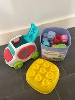 Soft Clemmy blokken en auto - Clementoni, Ophalen of Verzenden, Gebruikt, Overige merken