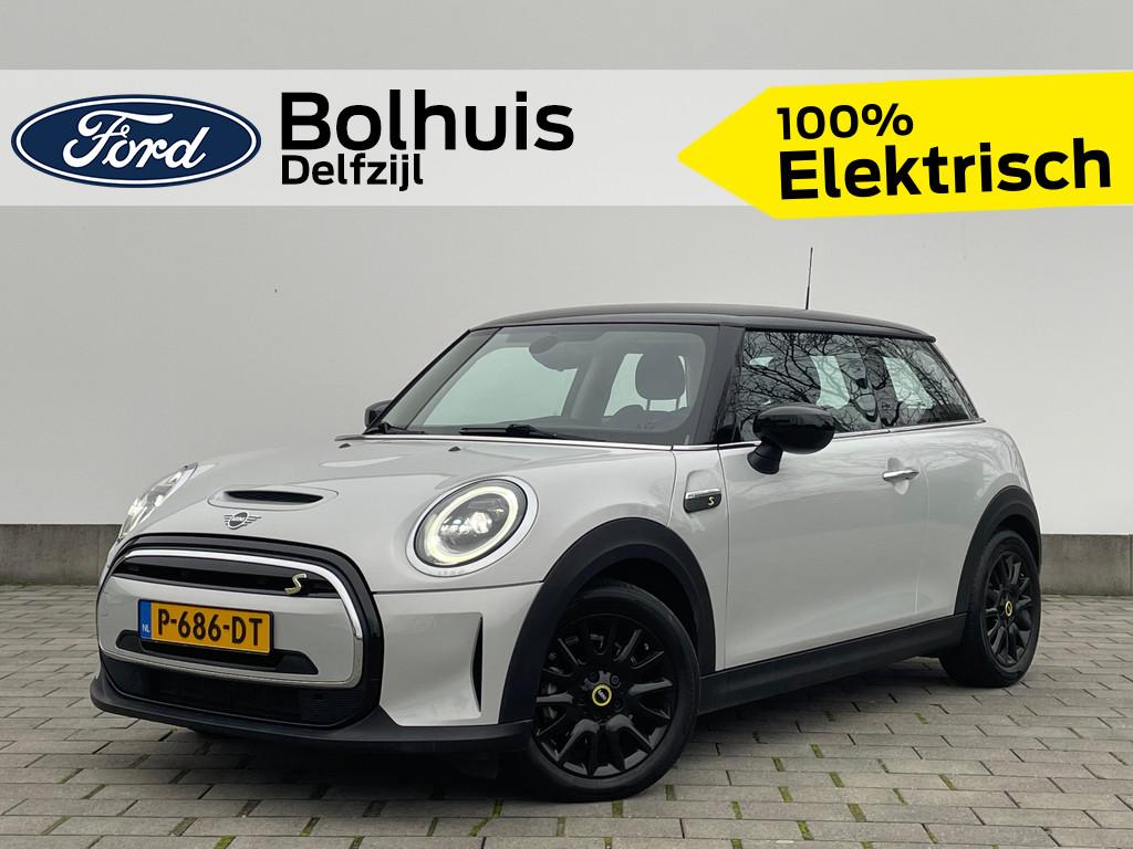 MINI Electric Cooper SE 33 kWh | LED | Apple Carplay & Andro, Auto's, Mini, 50 €/maand, 4 stoelen, Leder en Stof, Grijs