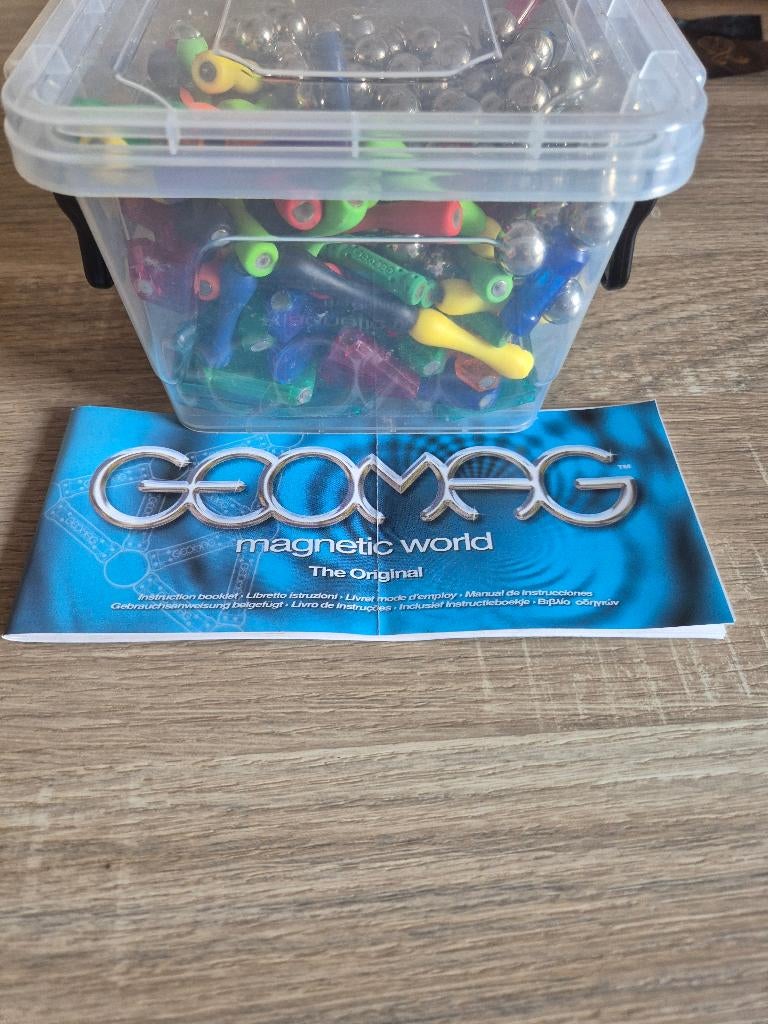 magnetische bouw staafjes, Kinderen en Baby's, Ophalen of Verzenden, Gebruikt, Knutselen