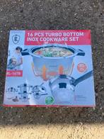 Royalty Line 16-delige pannenset, Ophalen, Nieuw, Rvs, Pannenset