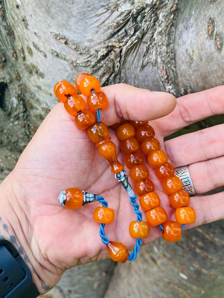 Usta İşçilik Osmanlı Sıkma Tesbih - Recep Onur Bul, Hobby en Vrije tijd, Kralen en Sieraden maken, Ophalen of Verzenden, Zo goed als nieuw