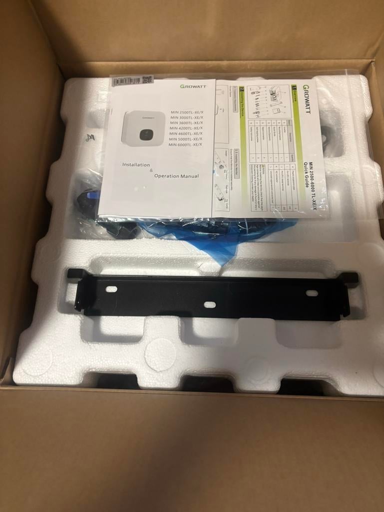 2 omvormers Growatt MIN3600XE (nieuw materiaal), Doe-het-zelf en Verbouw, Zonnepanelen en Toebehoren, Ophalen of Verzenden, Nieuw