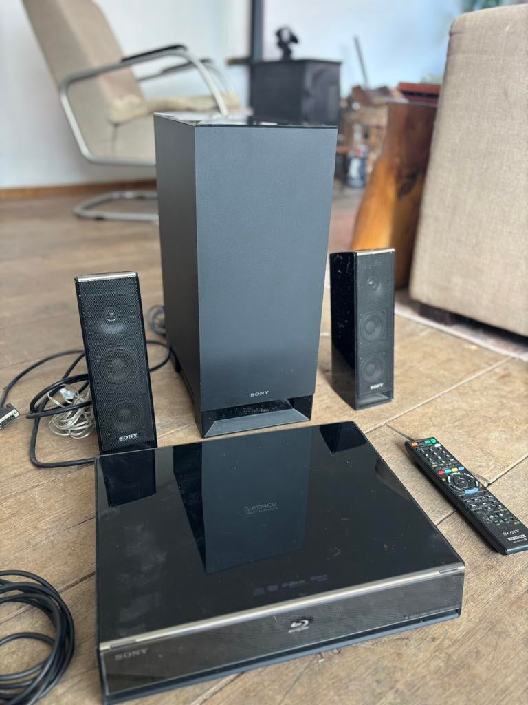 Sony Home Cinema Set met 2.1 Luidsprekersysteem (speakerset), Audio, Tv en Foto, Home Cinema-sets, Ophalen, 2.1-systeem, Blu-ray-speler