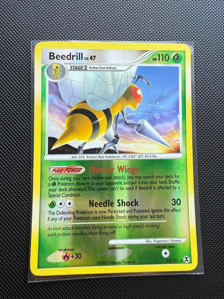 Beedrill lv.47 15 pokemonkaart, Ophalen of Verzenden, Zo goed als nieuw