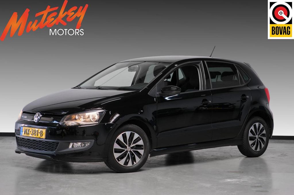 Volkswagen Polo 1.0 BlueMotion | Cruise | P-Sensor V+A, Auto's, Voorwielaandrijving, 95 pk, Zwart, Origineel Nederlands