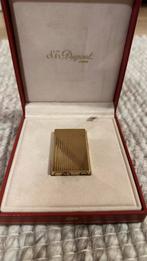 S.T. Dupont Verguld met Doos, Ophalen of Verzenden, Gebruikt, Aansteker