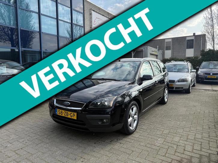 Ford Focus Wagon 1.6-16V Futura Trekhaak, APK 03/27, Auto's, Ford, Bedrijf, Te koop, Focus, ABS, Airbags, Airconditioning, Boordcomputer