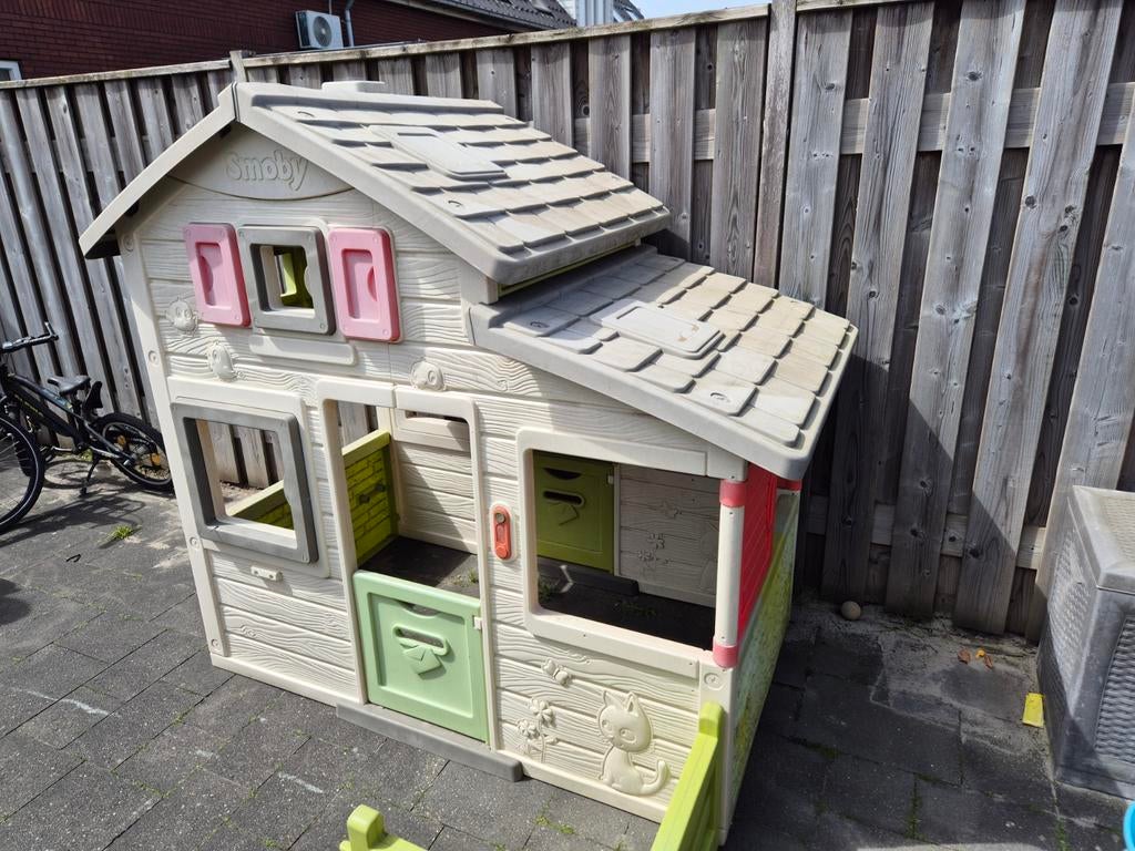 Smoby speelhuisje voor kinderen - Gebruikt, Ophalen, Gebruikt, Kunststof