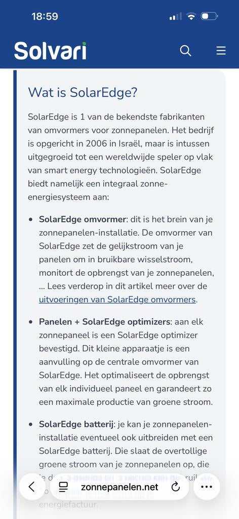 Solar Edge SE 16 omvormer met 30 optimizers, Doe-het-zelf en Verbouw, Zonnepanelen en Toebehoren, Ophalen of Verzenden, Gebruikt
