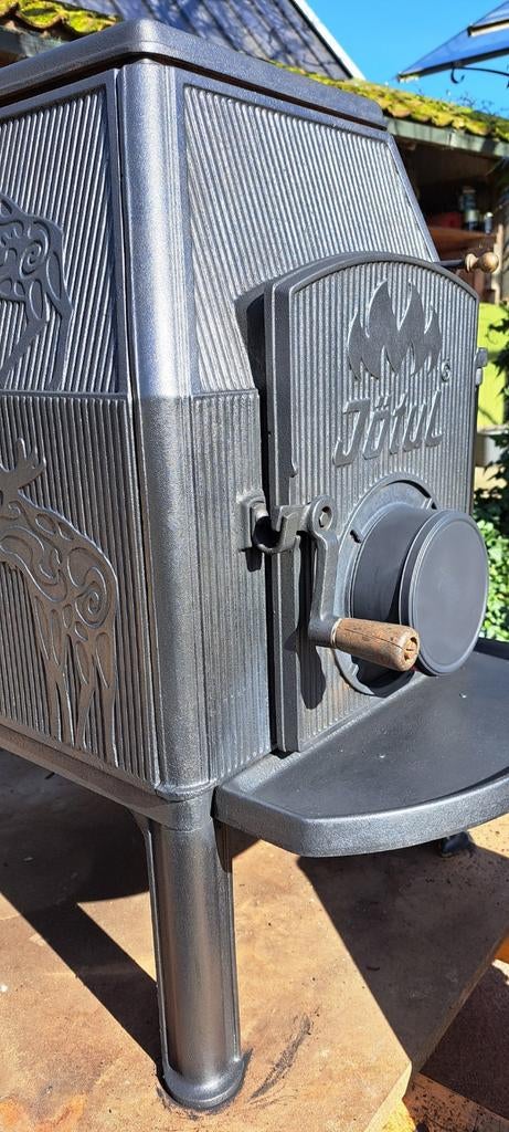 UNIEKE HOUTKACHEL, Huis en Inrichting, Kachels, Gebruikt, Vrijstaand, Houtkachel, Hout, Ophalen