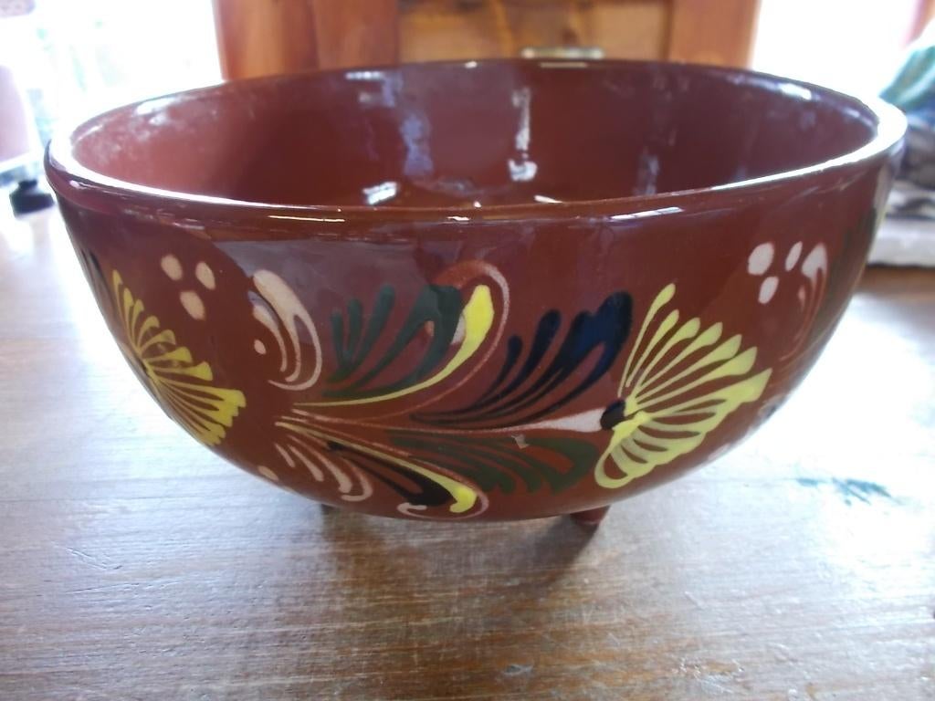 🍓Grote bruine fruittest ,fruittes, uitlekschaal, vergiet., Ophalen of Verzenden, Overige stijlen, Aardewerk, Schaal of Schalen