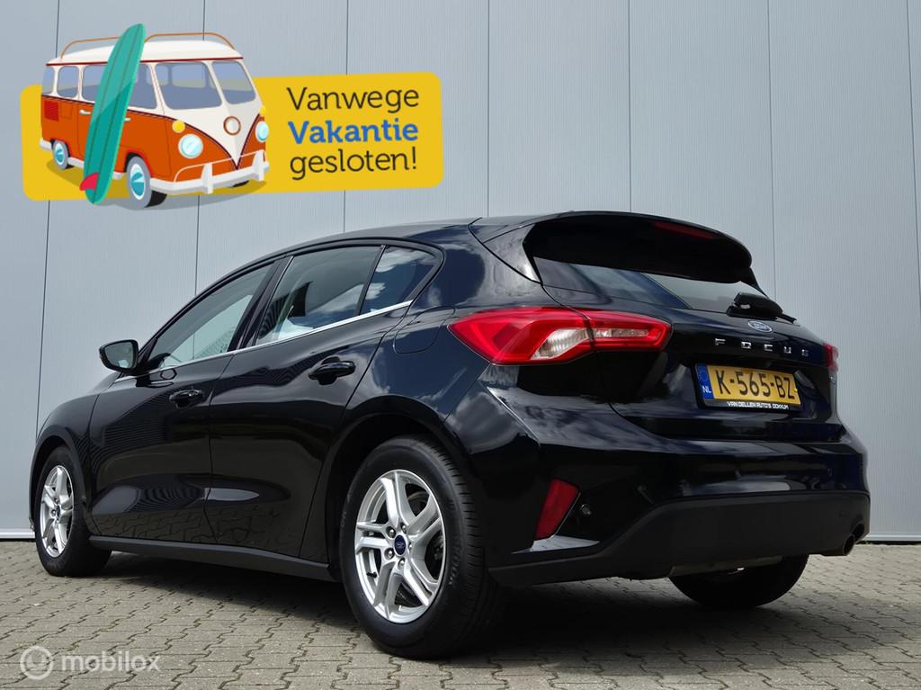 FORD FOCUS 1.0 ECOBOOST HYBRID/LED/CAMERA/PDC/CARPLAY/NAVI/1, Auto's, 125 pk, Gebruikt, Euro 6, Zwart