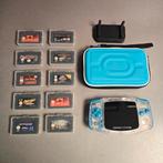 Game Boy Advanced modiefied IPS met actie spellen bundle., Spelcomputers en Games, Spelcomputers | Nintendo Game Boy, Ophalen of Verzenden