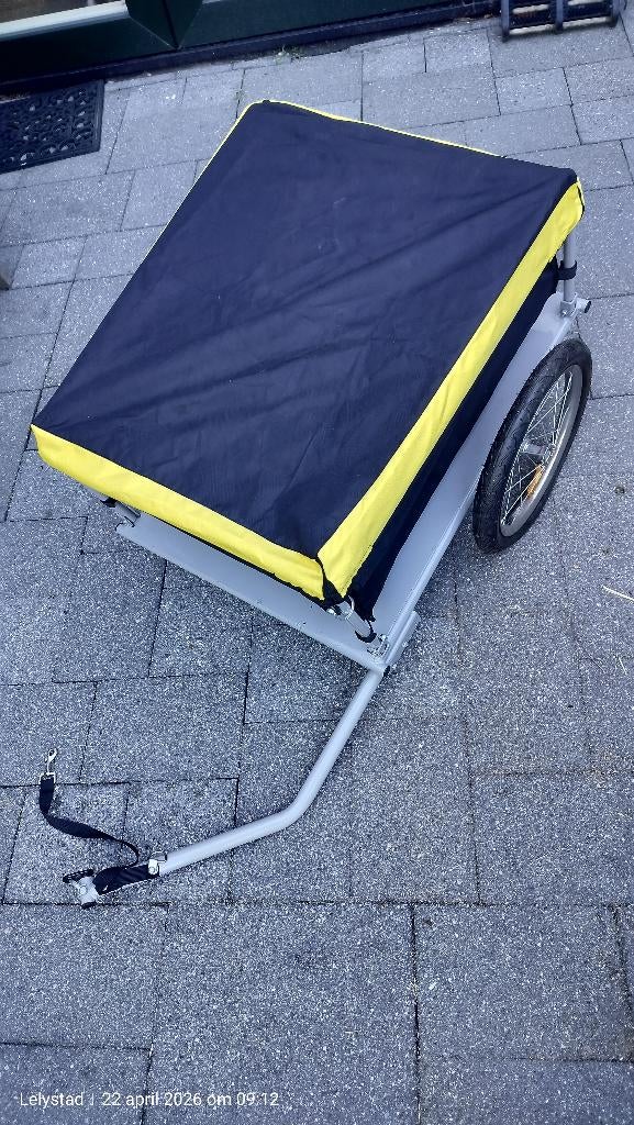 Dunlop fietsaanhanger, Fietsen en Brommers, Fietsaccessoires | Aanhangers en Karren, Ophalen, Opvouwbaar, Bagagekar, 20 tot 40 kg