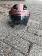 Roze scooterhelm LS2, maat XL, Fietsen en Brommers, Brommerhelmen, Ophalen, Gebruikt, Extra large of groter