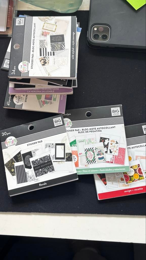 Happy Planner sticker boekjes - diverse thema's, Ophalen of Verzenden, Gebruikt, Overige typen