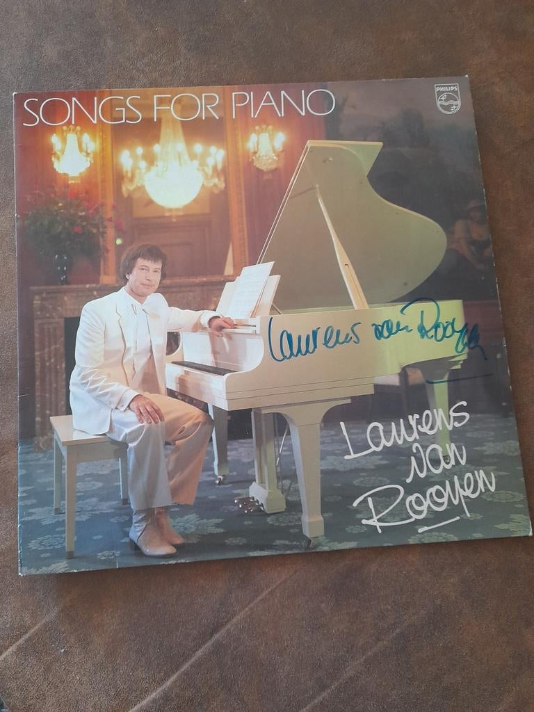 Laurens van Rooyen - Songs for Piano (Gesigneerd), Ophalen of Verzenden, 1980 - 1989, Gebruikt, 12 inch