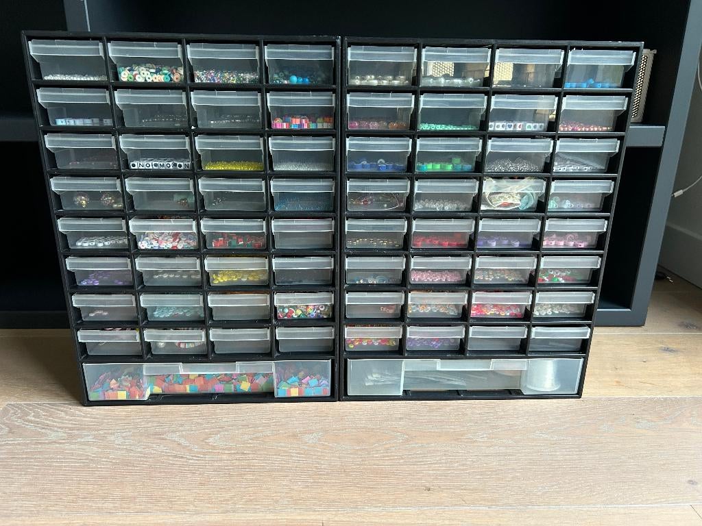 Twee kralenkasten met kralen, Ophalen, Gebruikt, Overige typen