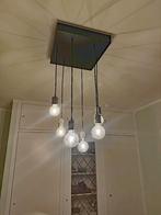 Industriële cluster-hanglamp, Huis en Inrichting, Ophalen, Zo goed als nieuw, Moderne industriële cluster-hanglamp met zes lichtpunten