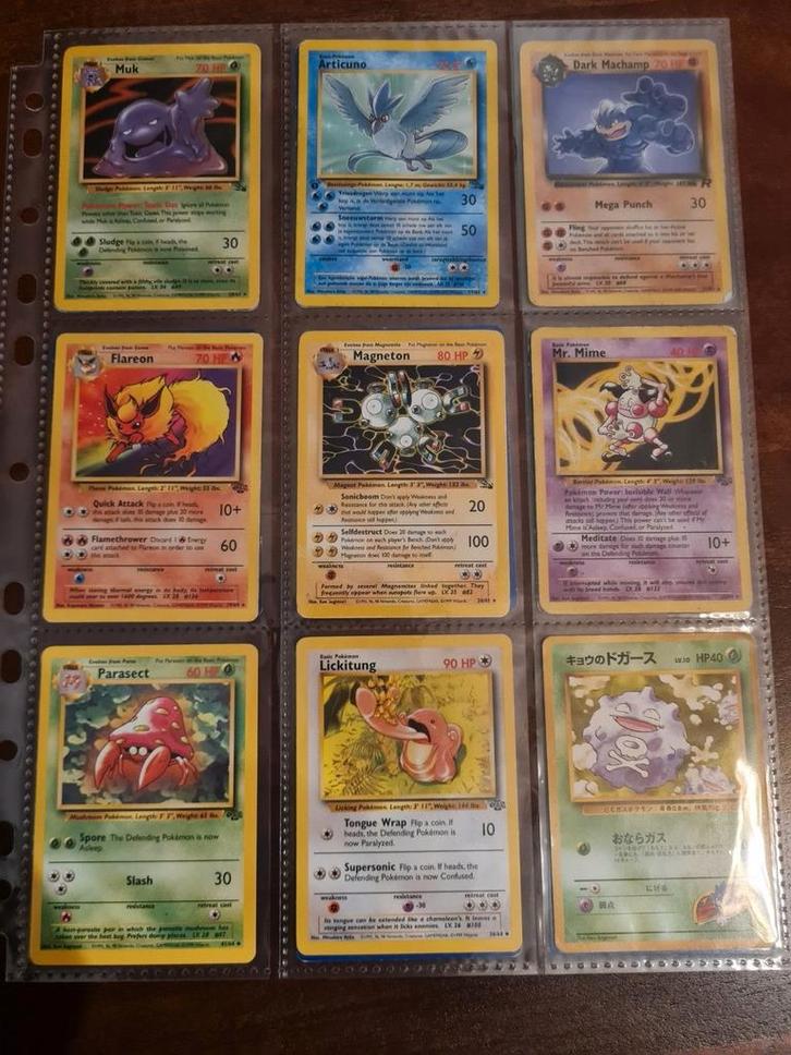 Oude pokemonkaarten verzameling ook holo, Hobby en Vrije tijd, Verzamelkaartspellen | Pokémon, Meerdere kaarten, Foil, Ophalen