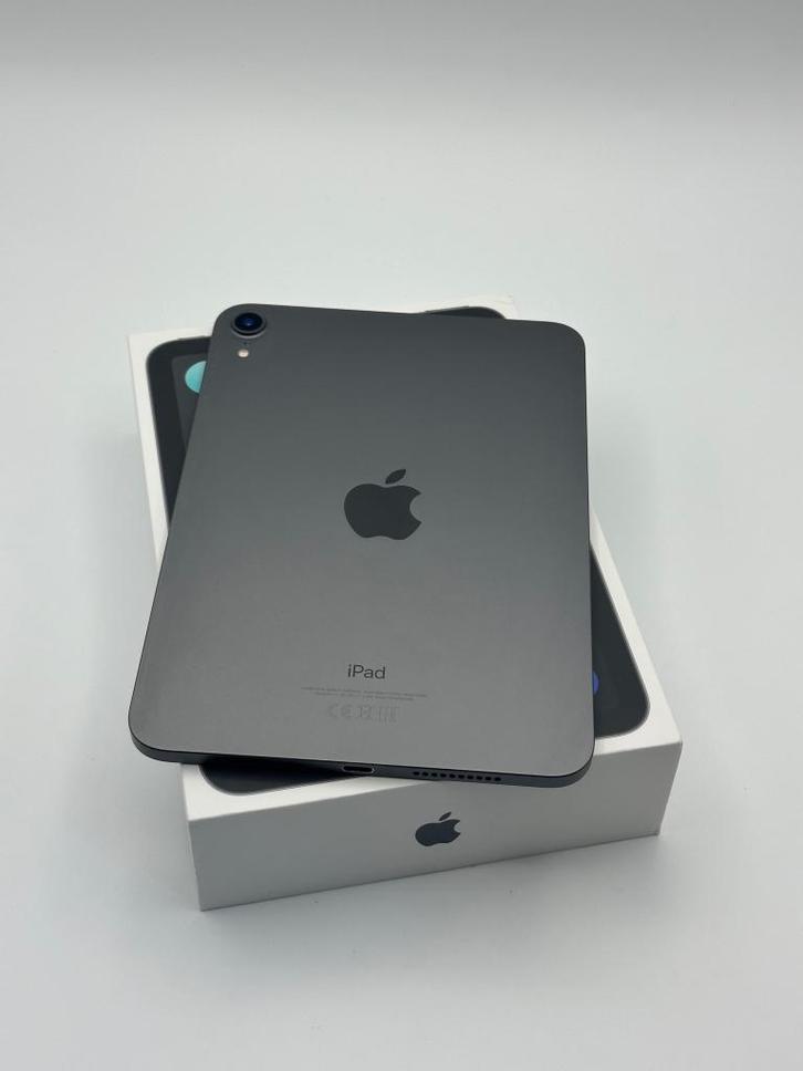 iPad mini 6e Generatie | 64 GB | Zwart | Topstaat | Garantie, Computers en Software, Apple iPads, Zo goed als nieuw, Apple iPad Mini