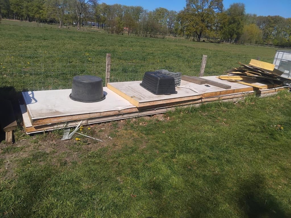 Sandwichpanelen, Ophalen