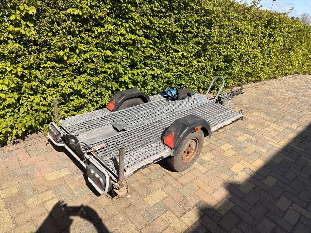 Geremde motoraanhanger/motortrailer voor één motor, Motoren, Ophalen, Gebruikt