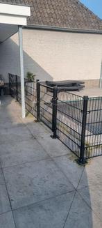 Hekwerk zo goed als nieuw, Tuin en Terras, Ophalen, Met poort, Dubbelstaafmat hekwerk, Zo goed als nieuw