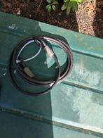 Geplastificeerde staalkabel met twee lussen - Lengte 2.60 m, Fietsen en Brommers, Fietsaccessoires | Fietssloten, Ophalen of Verzenden