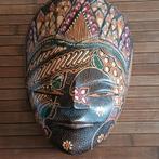 Houten Batik Topeng masker uit Bali,, Ophalen of Verzenden