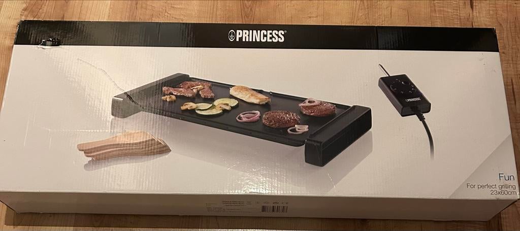 Princess Gourmetstel / Teppanyaki Grillplaat, Ophalen, Zo goed als nieuw, 4 t/m 7 personen