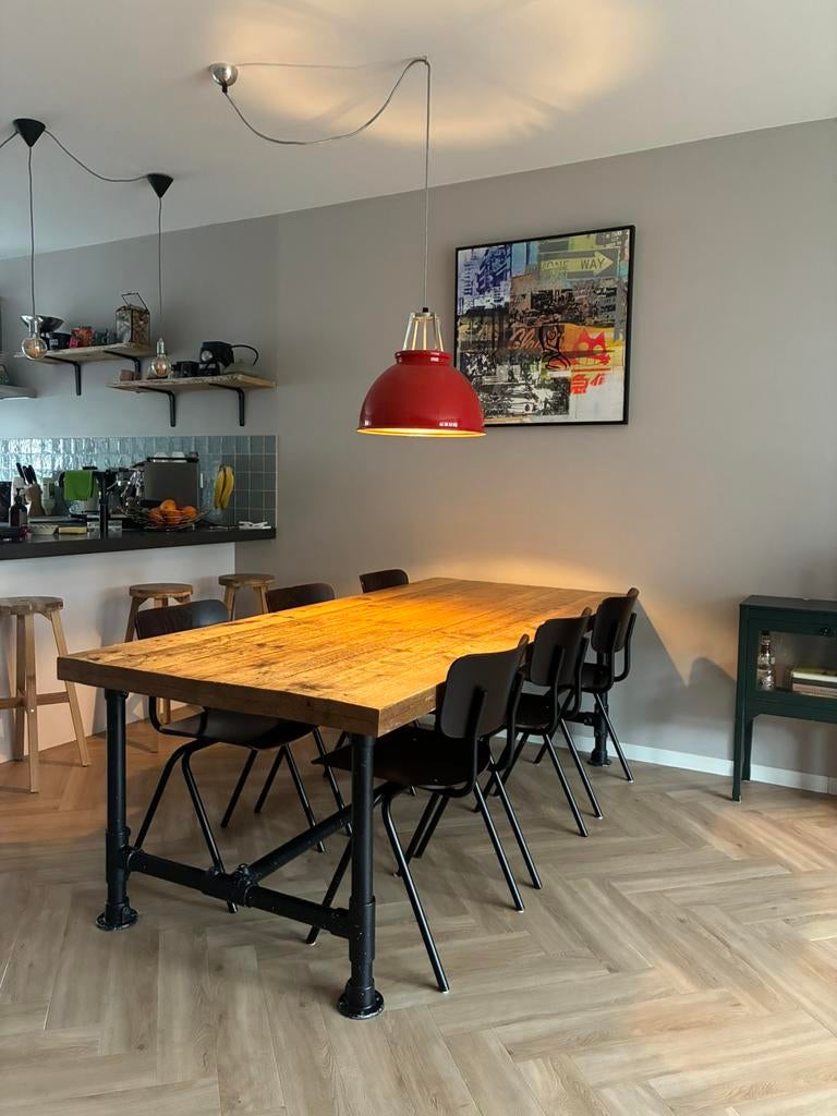 Eettafel - Loods5, Huis en Inrichting, Tafels | Eettafels, Gebruikt, 50 tot 100 cm, 200 cm of meer, Vijf personen of meer, Rechthoekig