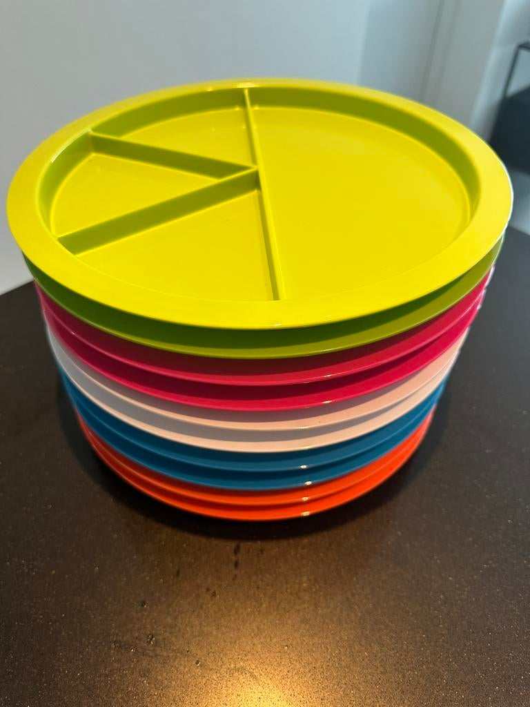 Barbeque borden kunststof groot als nieuw, Huis en Inrichting, Keuken | Servies, Overige materialen, Ophalen of Verzenden, Zo goed als nieuw