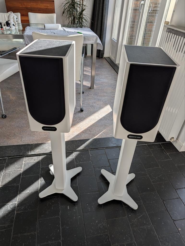 Monitor Audio Gold 100 5g luidsprekers, Zo goed als nieuw, 120 watt of meer, Front, Rear of Stereo speakers, Ophalen