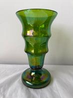 Prachtige Loetz Kralik vaas groen iriserend iridescent, Antiek en Kunst, Ophalen of Verzenden