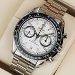 Omega Speedmaster Racing 44.25 (Zeer goed/ 12-2022), Staal, Staal, Polshorloge, Ophalen of Verzenden