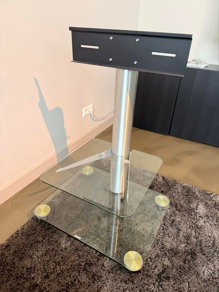 Spectral TV-meubel met glazen planken, Huis en Inrichting, Kasten | Televisiemeubels, Ophalen, 50 tot 100 cm, Minder dan 100 cm