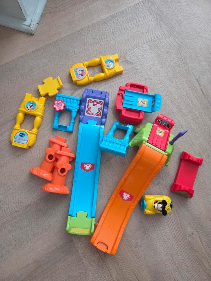 Toet Toet Auto's Mickey's Pret Flat - VTech Disney, Kinderen en Baby's, Speelgoed | Overig, Gebruikt, Jongen of Meisje, Ophalen of Verzenden
