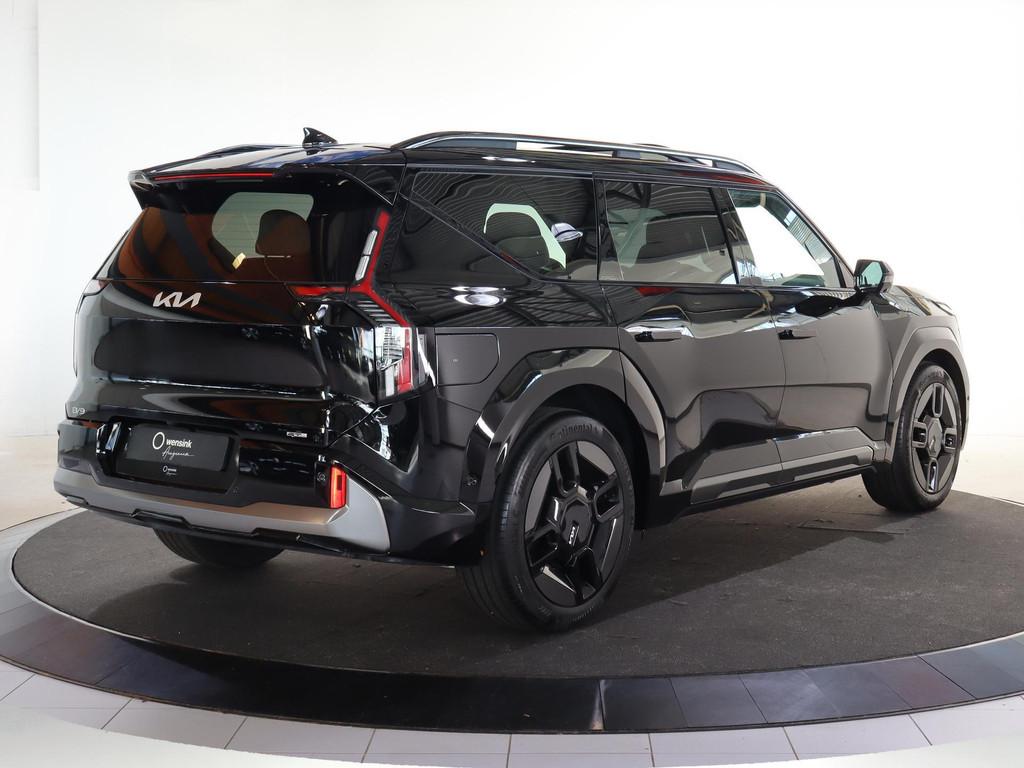 Kia EV9 GT-Line AWD 99.8 kWh | Panoramaschuifdak | LED-matri, Auto's, Kia, Automaat, Adaptive Cruise Control, EV9, Zwart