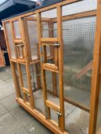 Buiten vogelkooi, Dieren en Toebehoren, Vogels | Hokken en Kooien, Ophalen, Zo goed als nieuw, Hout, Vogelkooi