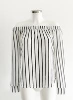 Off-shoulder blouse / top District Norrebro maat M, Maat 38/40 (M), Distrikt Norrebro, Wit, Ophalen of Verzenden