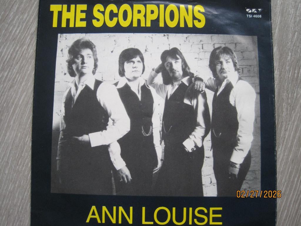 The Scorpions  -  Ann Louise / Hello Josephine, 7 inch, Single, Pop, Fotohoes