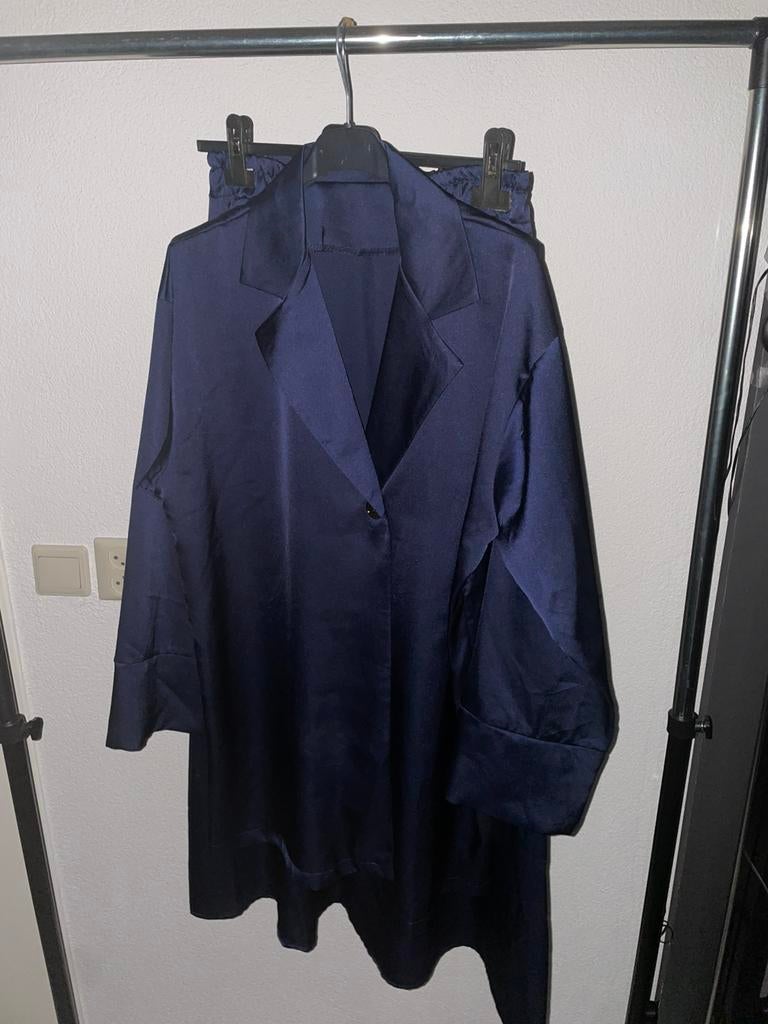 Satijnen twinset mer rok, Kleding | Dames, Grote Maten, Ophalen of Verzenden, Zo goed als nieuw, Jurk