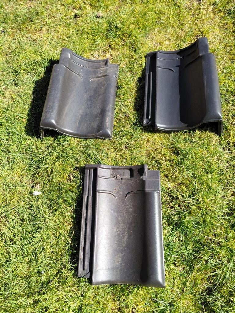 Koramic Narvik dakpannen, Tegelen, Ophalen, Steen of Klei, Zwart, 15 m² of meer