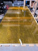 nieuwe Plexiglas Platen 200 x 100 cm x 2 mm geel kleurig, Ophalen, Gevelraam of Ruit, 80 tot 120 cm, Nieuw