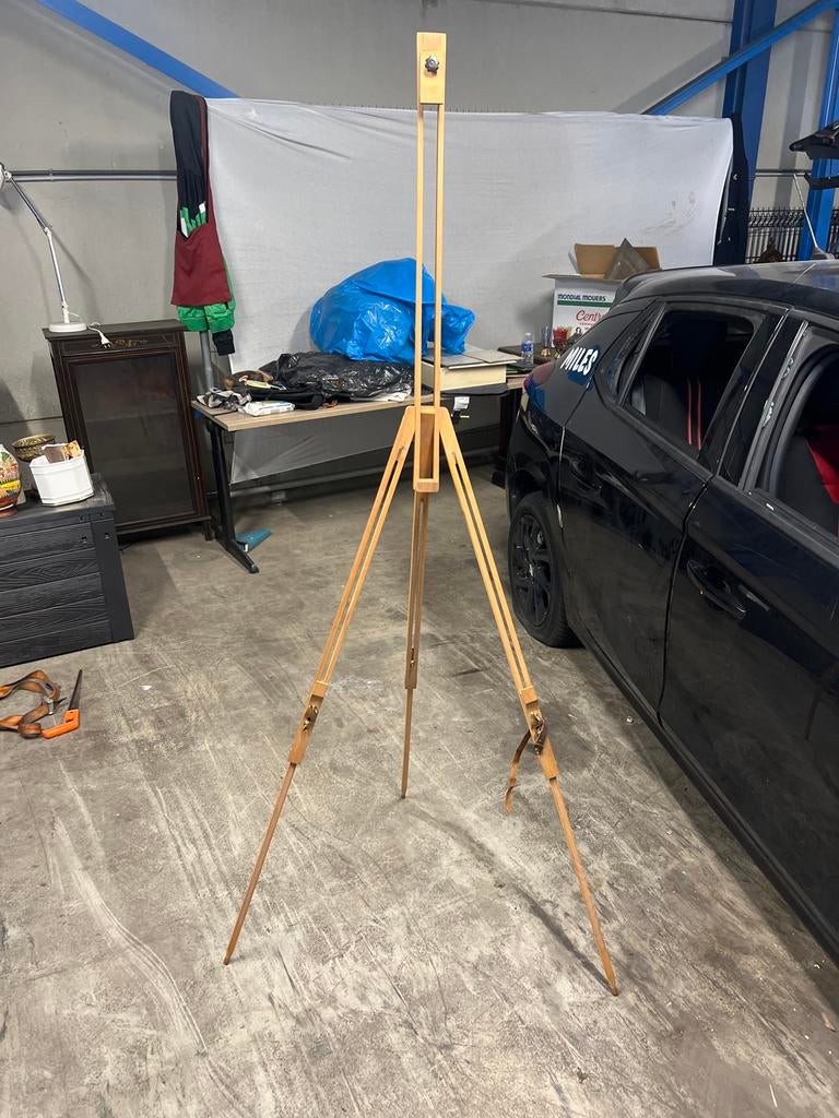 Verstelbare en inklapbare schildersezel, Hobby en Vrije tijd, Schilderen, Ophalen, Gebruikt, Ezel