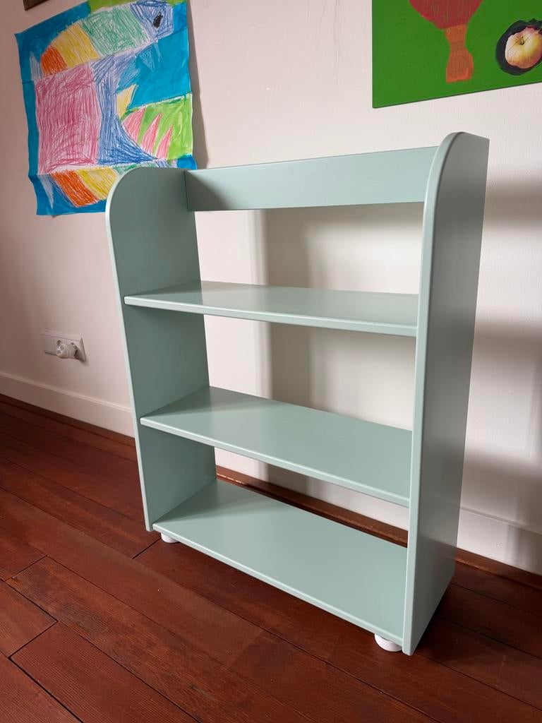 Flexa Dots Boekenkast Groen - Kinderkamer Wandkast, Met plank(en), Gebruikt, Minder dan 25 cm, Minder dan 100 cm